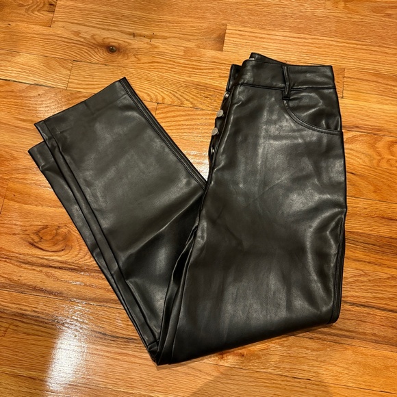 Aritzia Wilfred Faux Leather Pant Size 0 - Picture 1 of 4
